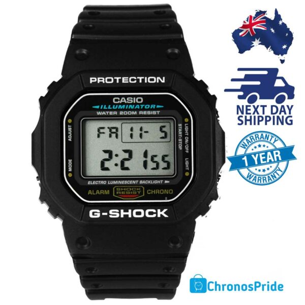 CASIO G-Shock Digital Watch Black DW-5600E-1VDF