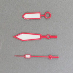Dragonshroud Coral Red Plongeur Set w / Box SS Watch Hand Pointer LumiNova Mod