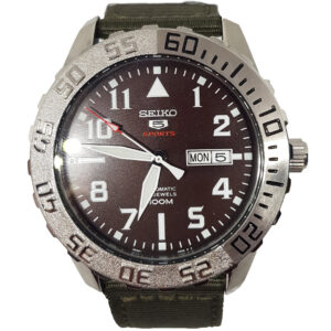 Seiko 5 Sports Brown Pilot Dial SRP753 SRP753K2