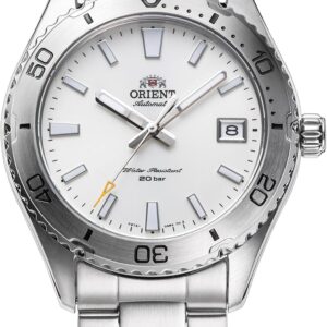 Orient RA-AC0Q03S10B mechanical sports watch caseback view displaying automatic movement