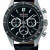 Seiko SBTR021 Spirit Selection black chronograph watch high resolution product image with visible model details