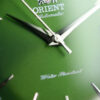 Orient RA-AC0M09E30B Bambino 38mm automatic watch in green dial with stainless steel bracelet, high-quality product image