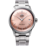 Orient Bambino automatic dress watch front view for Orient quality guide
