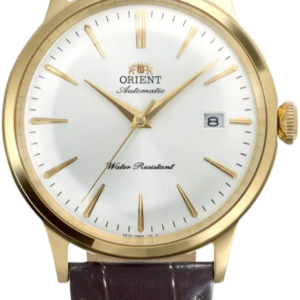 Orient RA-AC0028S30B Bambino Classic automatic watch white dial brown leather strap main image