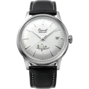Orient Bambino RA-AC0M16S Peanuts 75th Anniversary automatic watch front view