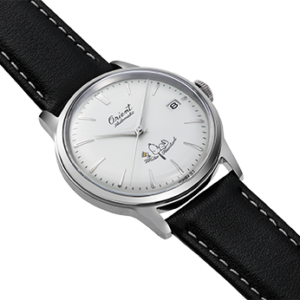 Orient Bambino RA-AC0M16S Snoopy and Woodstock dial detail close-up