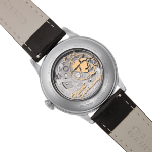 Orient Bambino RA-AC0M16S white Peanuts anniversary dial front view