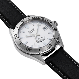 Orient Mako RA-AC0Q08S Snoopy and Woodstock Peanuts dial detail