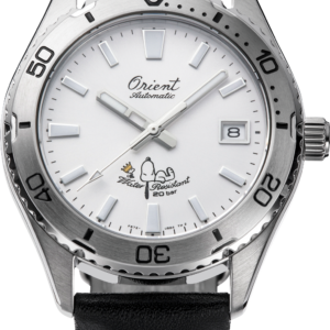 Orient Mako RA-AC0Q08S white dial automatic diver watch alternate front view