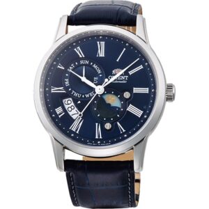 Orient Classic Sun & Moon RA-AK0011D30B Blue Dial Automatic Watch