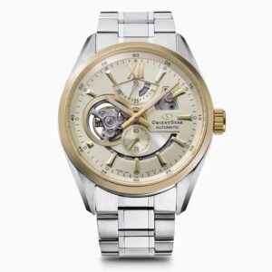 Orient Star Contemporary Modern Skeleton RK-AV0124G Champagne Automatic Watch