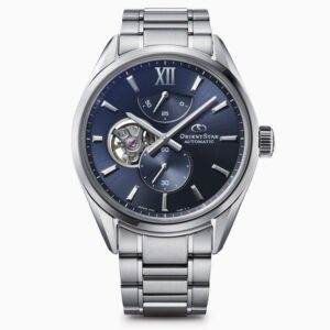 Orient Star M34 F7 Semi Skeleton RK-BY0010L Blue Dial Automatic Watch
