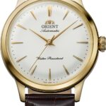 Orient Bambino 36 RA-BB0101S gold-tone compact automatic dress watch