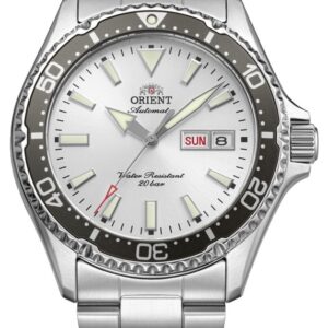 Orient Mako RA-AA0825S39B Silver Dial front