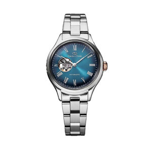 Orient Star RE-ND0024E teal open heart ladies automatic watch