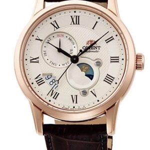 Orient Classic Sun & Moon RA-AK0007S Ivory Dial Rose Gold Automatic Watch product photo 1