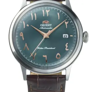 Orient Orient Bambino RA-AC0035E30B Green Arabic Dial Automatic Dress Watch 40.5mm front