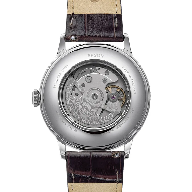 Orient Orient Bambino RA-AC0035E30B Green Arabic Dial Automatic Dress Watch 40.5mm side