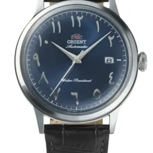 Orient Orient Bambino RA-AC0036L30B Blue Arabic Dial Automatic Dress Watch 40.5mm front