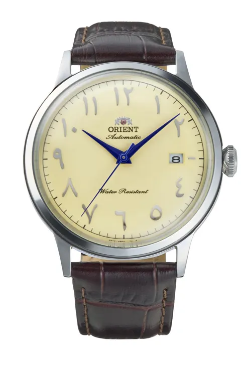 Orient Orient Bambino RA-AC0039Y30B Ivory Arabic Dial Automatic Dress Watch 40.5mm front