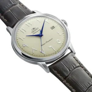 Orient Orient Bambino RA-AC0039Y30B Ivory Arabic Dial Automatic Dress Watch 40.5mm angle