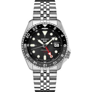 Seiko 5 Sports GMT SSK001 black dial automatic watch Australia