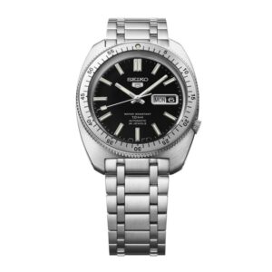 Seiko 5 Sports SRPL93K1 Gene Kranz Limited Edition automatic watch angled view
