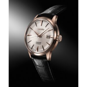 Seiko Presage SRPL20J1 Lark Ichigo Ichie Limited Edition angled view