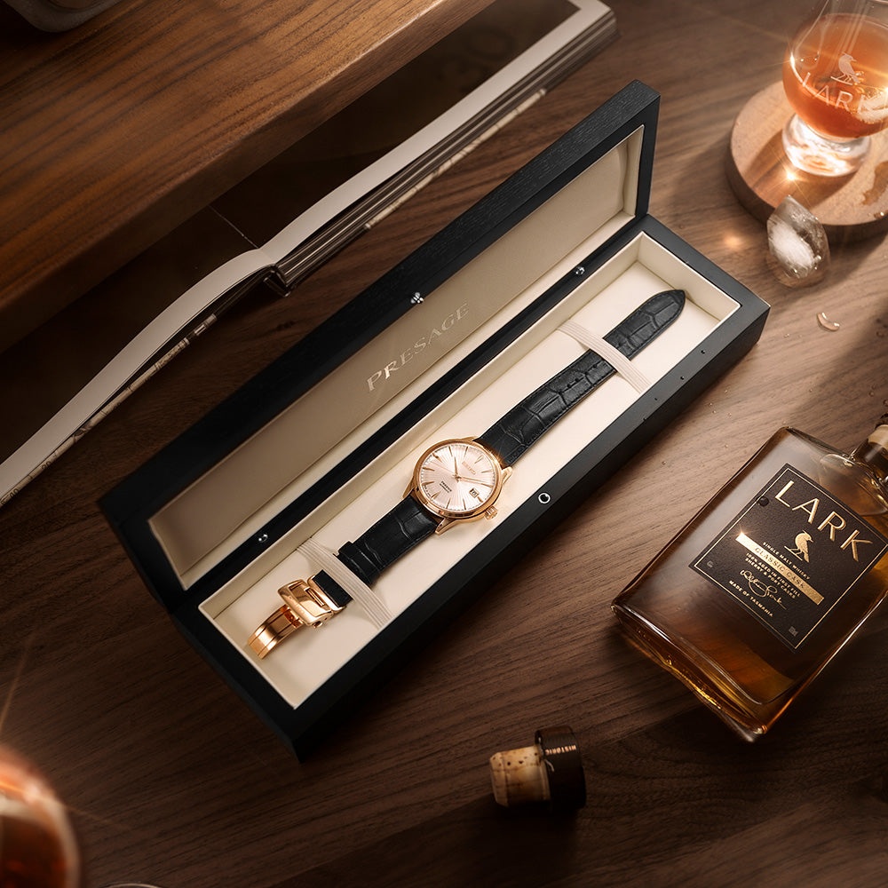 Seiko Presage SRPL20J1 Lark Ichigo Ichie Limited Edition box and presentation