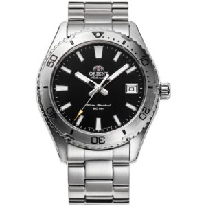 Orient Mako 40 RA-AC0Q01B30B Black Dial Front View